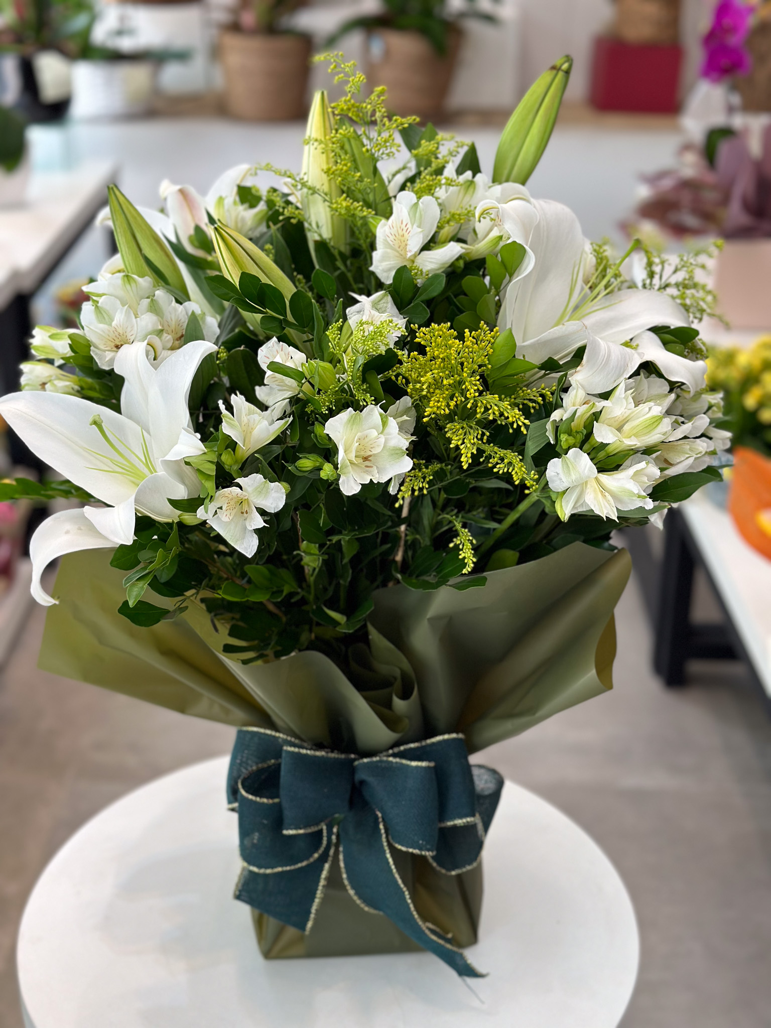 Buque mix de flores Afetividade G - Branco - Imagem 2